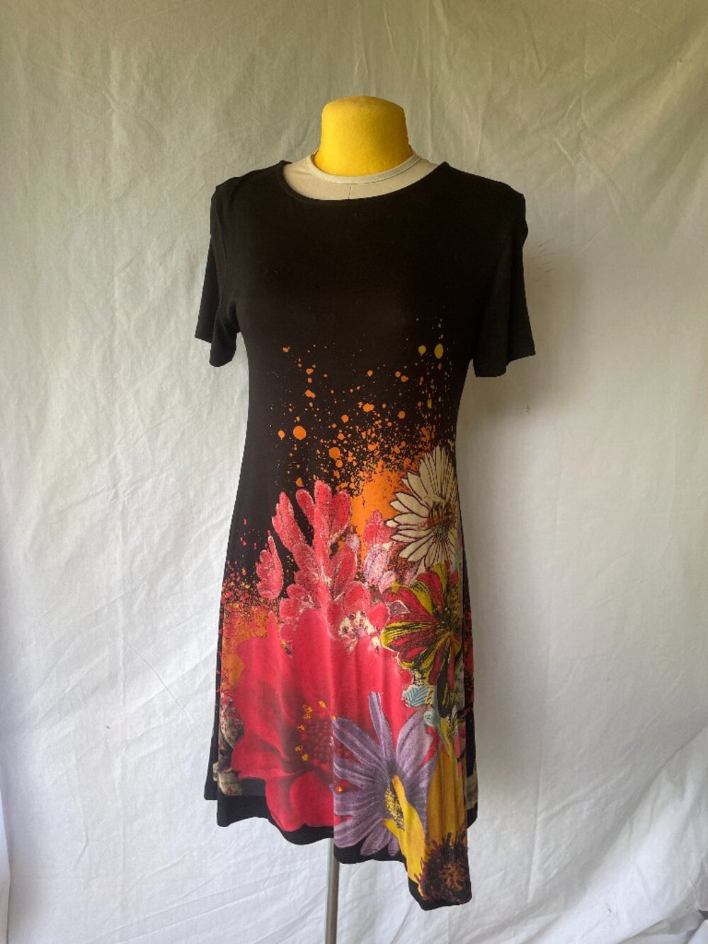 Desigual Flowery Women's T-Shirt Dress